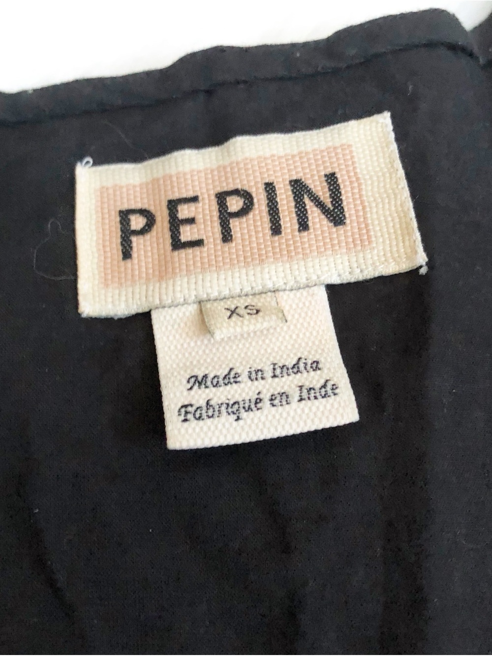 Anthropologie Pepin Embroidered Cotton Top With Tassels XS - Picture 5 of 11